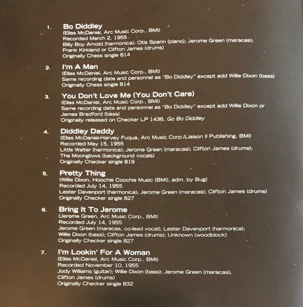 Bo Diddley : His Best (CD, Comp, Club)