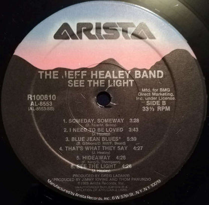 The Jeff Healey Band : See The Light (LP, Album, Club)