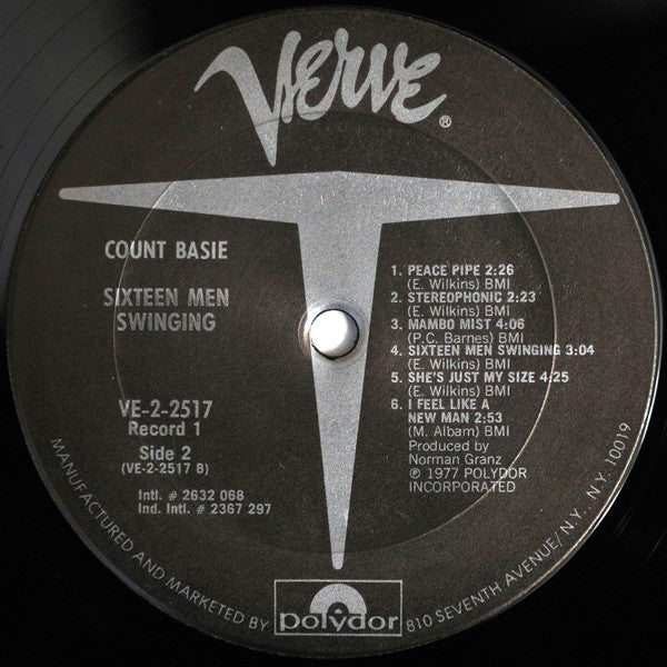 Count Basie : Sixteen Men Swinging (2xLP, Comp, Gat)