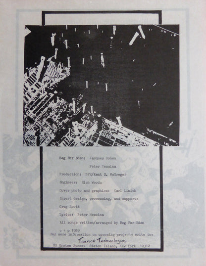 Beg For Eden : The Stark Elusive (12")