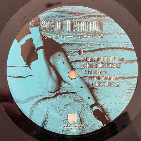 Social Distortion : Sex, Love And Rock 'N' Roll (LP, Album, RE)