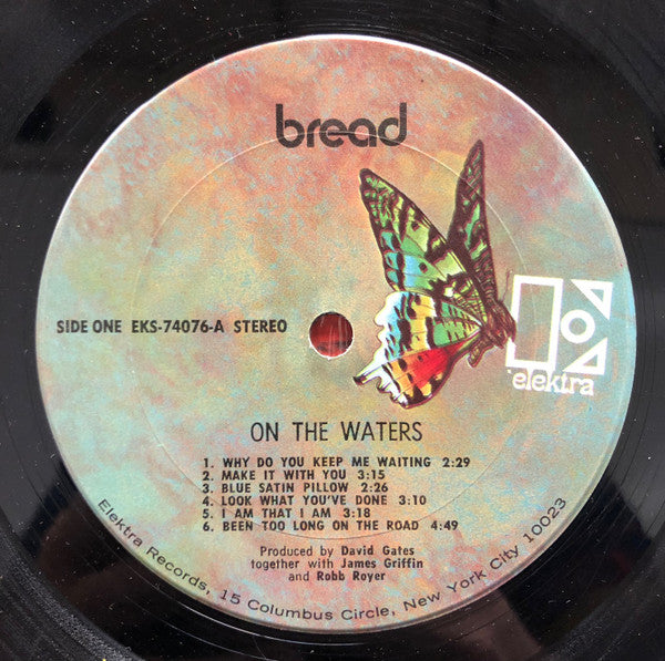 Bread : On The Waters (LP, Album, Pit)