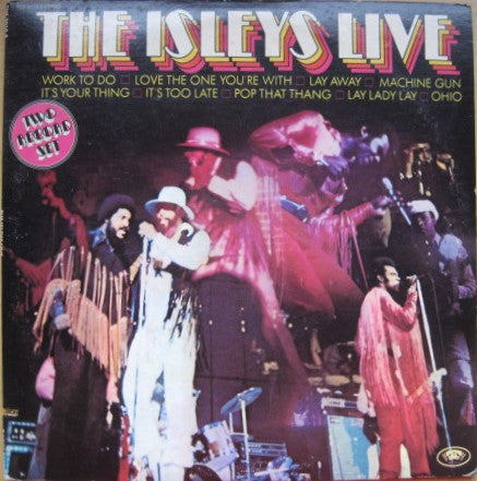 The Isley Brothers : The Isleys Live (2xLP, Album, Gat)