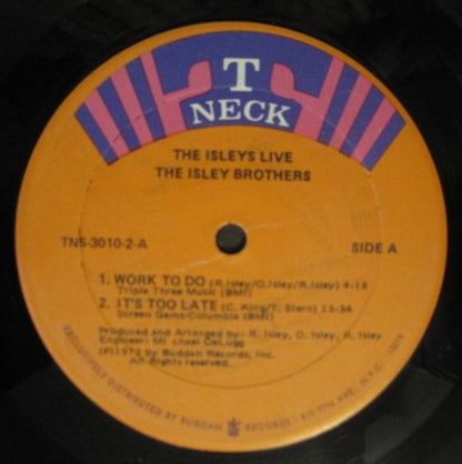 The Isley Brothers : The Isleys Live (2xLP, Album, Gat)