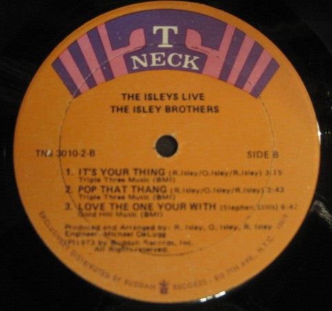 The Isley Brothers : The Isleys Live (2xLP, Album, Gat)