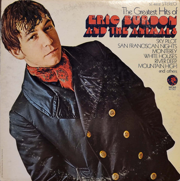 Eric Burdon And The Animals* : The Greatest Hits Of Eric Burdon And The Animals (LP, Comp, RE, MGM)