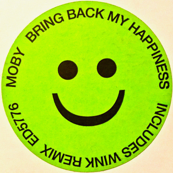 Moby : Bring Back My Happiness (12", Promo)