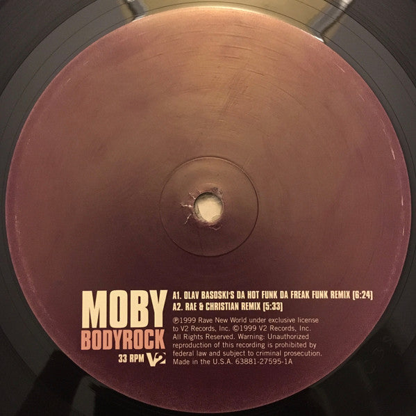 Moby : Bodyrock (12")