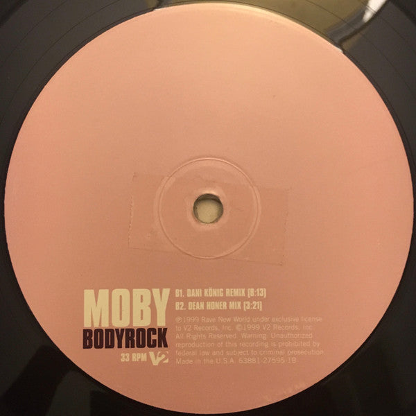 Moby : Bodyrock (12")