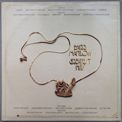 Barry Manilow : Greatest Hits (2xLP, Comp, Club, RP, Pit)