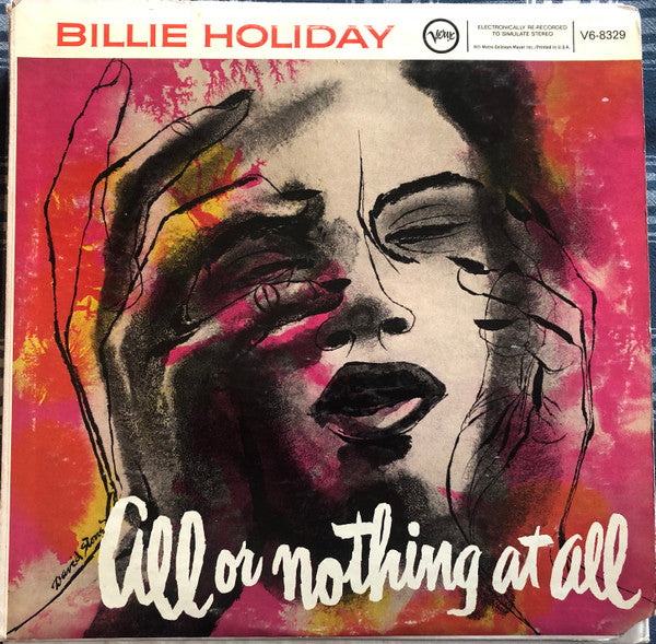 Billie Holiday : All Or Nothing At All (LP, Album, RE)