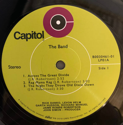 The Band : The Band  (2x12", Album, RE, RM, 50t)