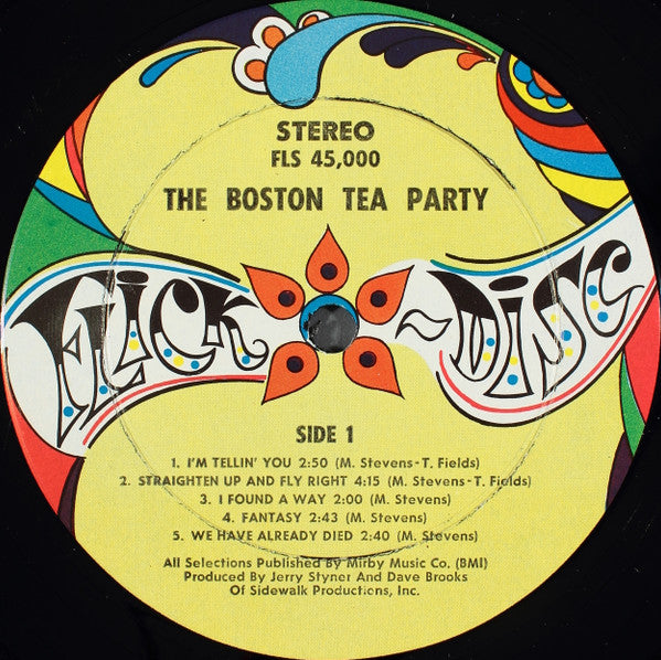 The Boston Tea Party : The Boston Tea Party (LP, Album, Wad)