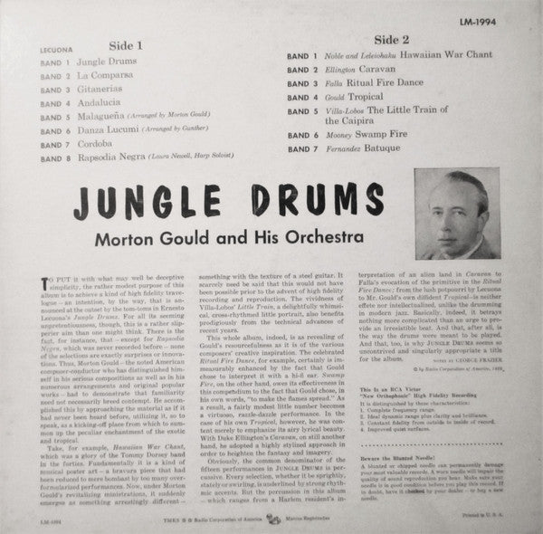 Morton Gould And His Orchestra : Jungle Drums (LP, Album)