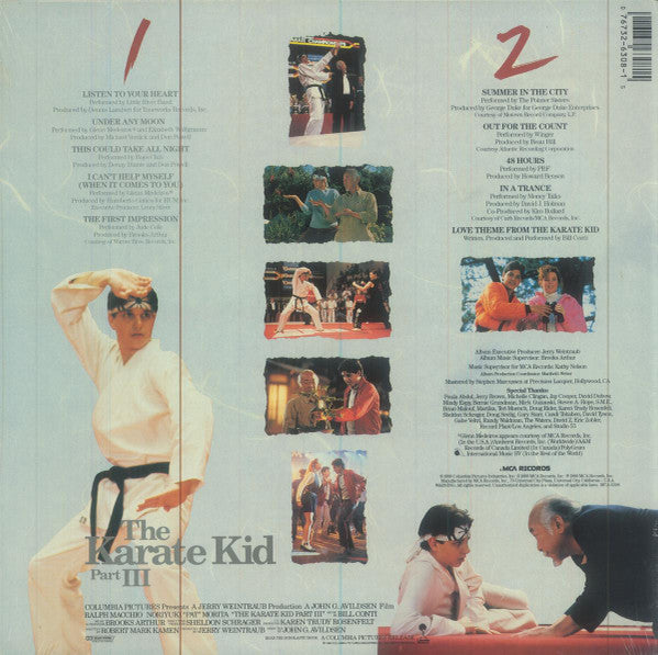 Various : The Karate Kid Part III (Original Motion Picture Soundtrack Album) (LP)
