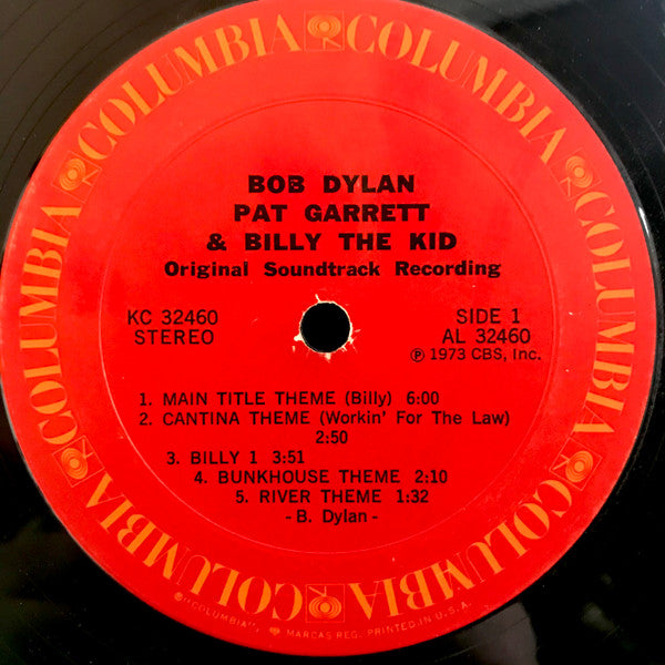 Bob Dylan : Pat Garrett & Billy The Kid (Original Soundtrack Recording) (LP, Album, RP, Pit)