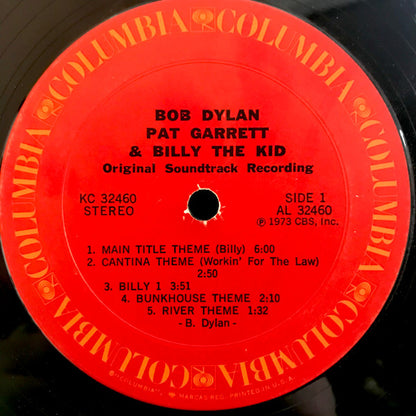 Bob Dylan : Pat Garrett & Billy The Kid (Original Soundtrack Recording) (LP, Album, RP, Pit)