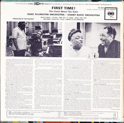 Duke Ellington And Count Basie : First Time! The Count Meets The Duke (LP, Album, RP)