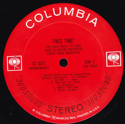 Duke Ellington And Count Basie : First Time! The Count Meets The Duke (LP, Album, RP)
