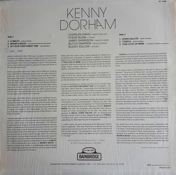 Kenny Dorham : Kenny Dorham (LP, Album, RE)