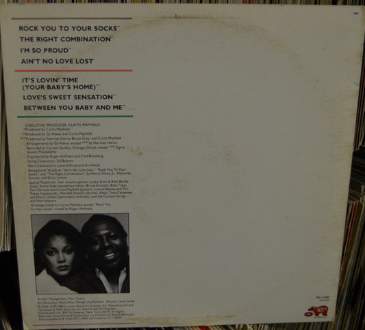 Linda Clifford & Curtis Mayfield : The Right Combination (LP, Album, 73,)