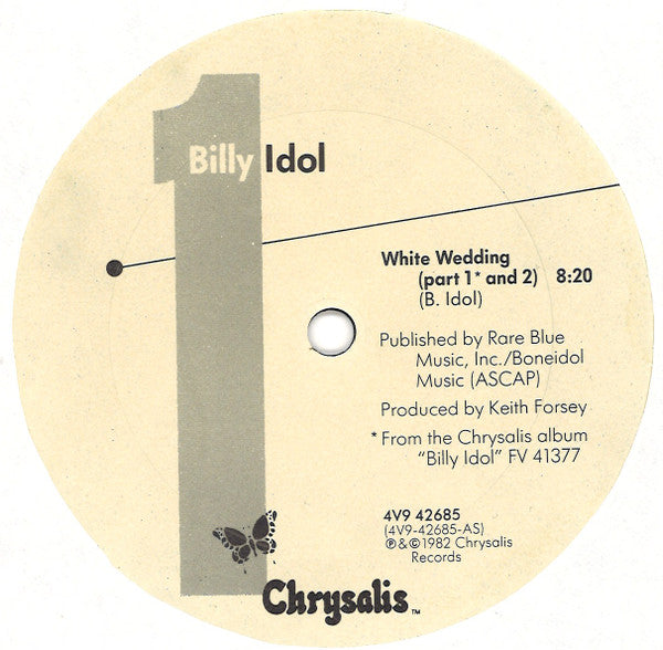 Billy Idol : White Wedding  (12")