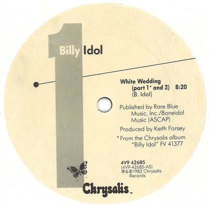 Billy Idol : White Wedding  (12")