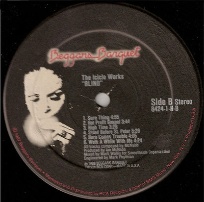 The Icicle Works : Blind (LP, Album, Hau)