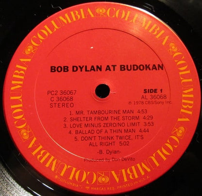 Bob Dylan : Bob Dylan At Budokan (2xLP, Album, San)