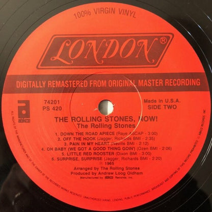 The Rolling Stones : The Rolling Stones, Now! (LP, Album, Mono, RE, RM, EMW)