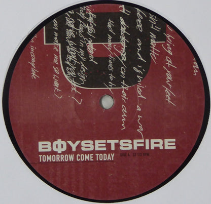 Boysetsfire : Tomorrow Come Today (LP, Album, RE, RM)