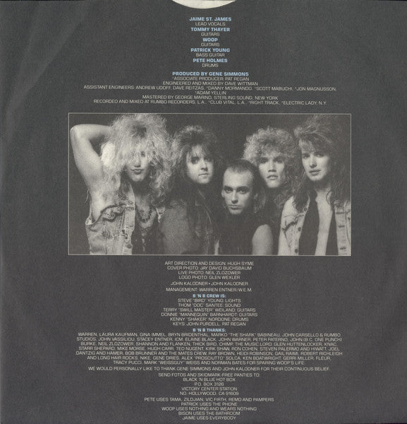 Black 'N Blue : In Heat (LP, Album, All)