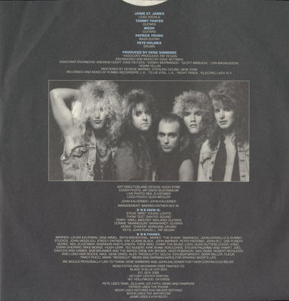 Black 'N Blue : In Heat (LP, Album, All)