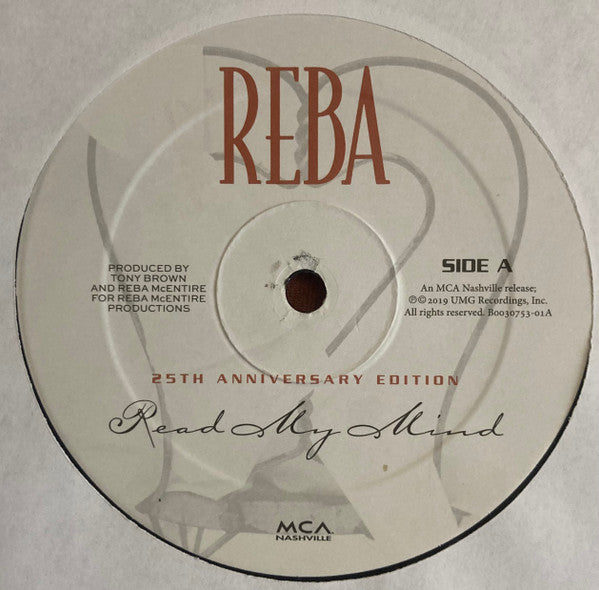 Reba McEntire : Read My Mind (LP, Album, RE, 25t)
