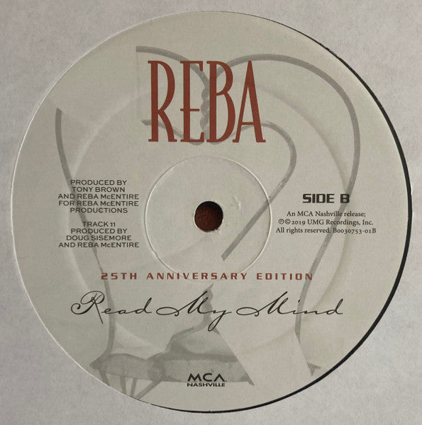 Reba McEntire : Read My Mind (LP, Album, RE, 25t)