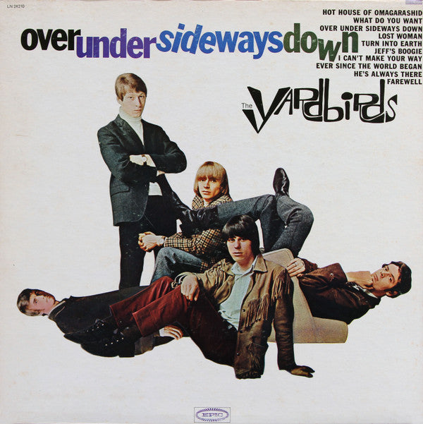 The Yardbirds : Over Under Sideways Down (LP, Album, Mono, Pit)