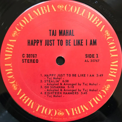 Taj Mahal : Happy Just To Be Like I Am (LP, Album, Pit)