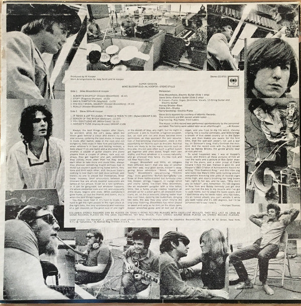 Mike Bloomfield, Al Kooper, Steve Stills* : Super Session (LP, Album, 360)