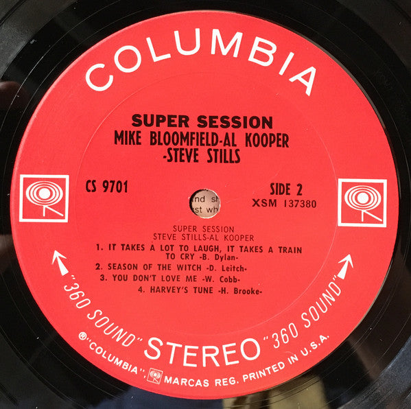 Mike Bloomfield, Al Kooper, Steve Stills* : Super Session (LP, Album, 360)