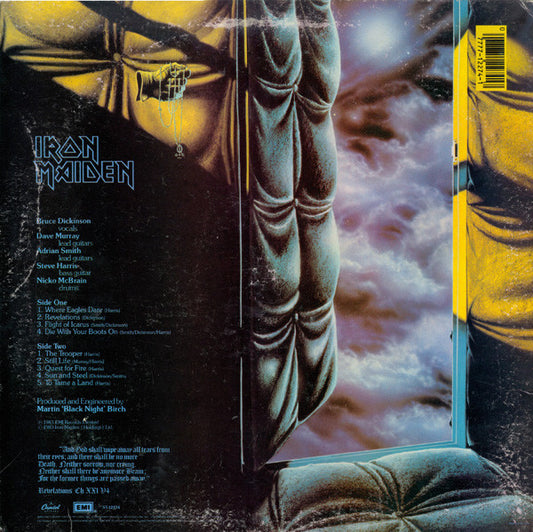 Iron Maiden : Piece Of Mind (LP, Album, Win)