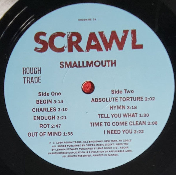 Scrawl : Smallmouth (LP, Album)