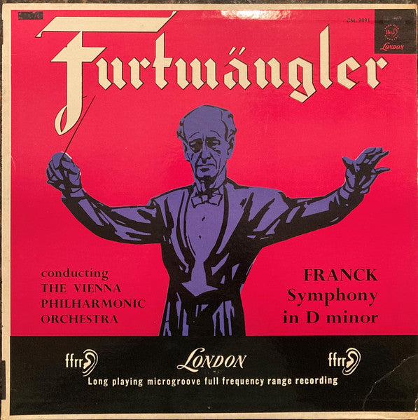 Wilhelm Furtwängler Conducting Wiener Philharmoniker – César Franck : Symphony In D Minor (LP, RE)