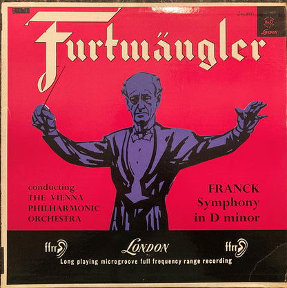 Wilhelm Furtwängler Conducting Wiener Philharmoniker – César Franck : Symphony In D Minor (LP, RE)