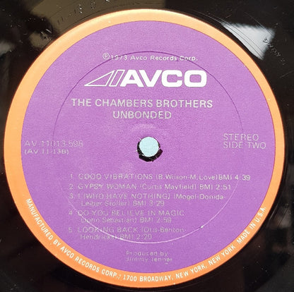 The Chambers Brothers : Unbonded (LP, Album, Son)