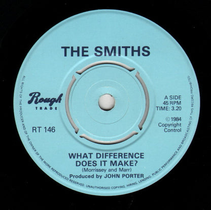 The Smiths : What Difference Does It Make? (7", Single, Mor)