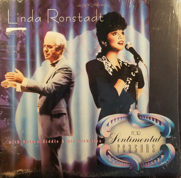 Linda Ronstadt With Nelson Riddle & His Orchestra* : For Sentimental Reasons (LP, Album, Spe)