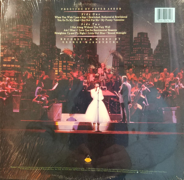 Linda Ronstadt With Nelson Riddle & His Orchestra* : For Sentimental Reasons (LP, Album, Spe)