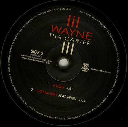 Lil Wayne : Tha Carter III (Vol.1) (2xLP)