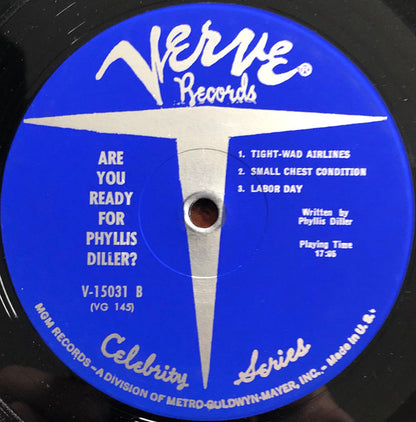 Phyllis Diller : Are You Ready For Phyllis Diller? (LP, Album, Mono, MGM)