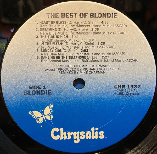 Blondie : The Best Of Blondie (LP, Comp, San)